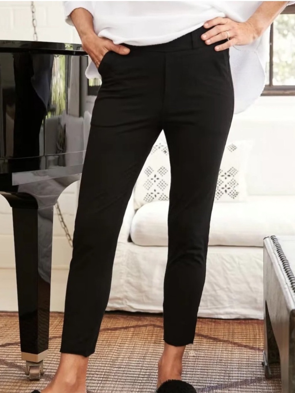 Frank & Eileen Black Murphy Billion Dollar Pant tee lab large